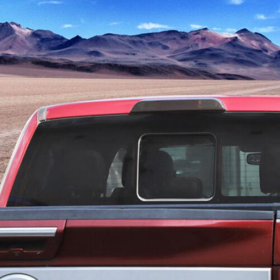 Smoked Black 3rd Third Brake Light Cover Trim Decoration For Ford F150 2015-