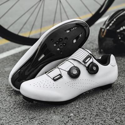 Road Cycling Shoes Mountain Bike Clipless Men Women Lightweight Breathable Stiff Sole Pedal Compatible