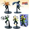 18-20Cm Anime Naruto Sasuke Kakashi Uzumaki Gaara Action Figures Cartoon Pvc Collectiable Model Toys Kids Boys Birthday Gifts