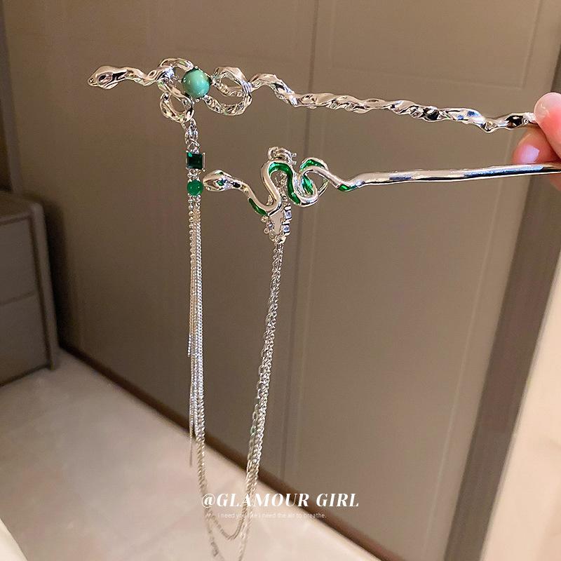 Haarstäbchen, Vintage-Stil, für Frauen und Mädchen, DIY, einfacher chinesischer Stil, Frisur-Design, Pferdeschwanz-Halter, Haarschmuck, Schmuck