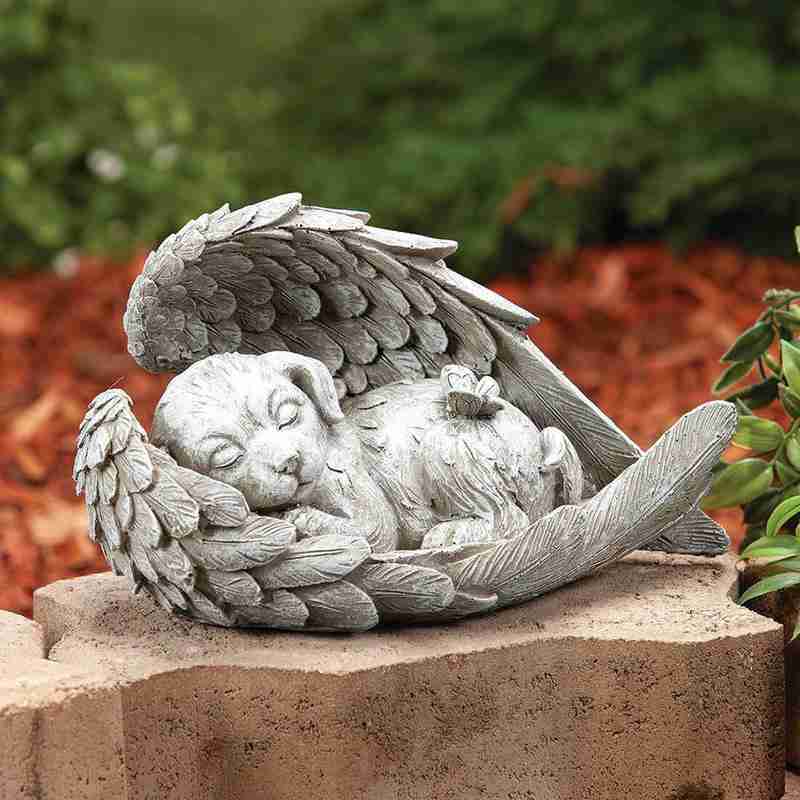 Dog/Cat Angel Statue Memorial Stone Home Garden Courtyard Oudoor Decoracion Dog/Cat Angel Statue Memorial Stone Home Garden Courtyard Oudoor Decoracion