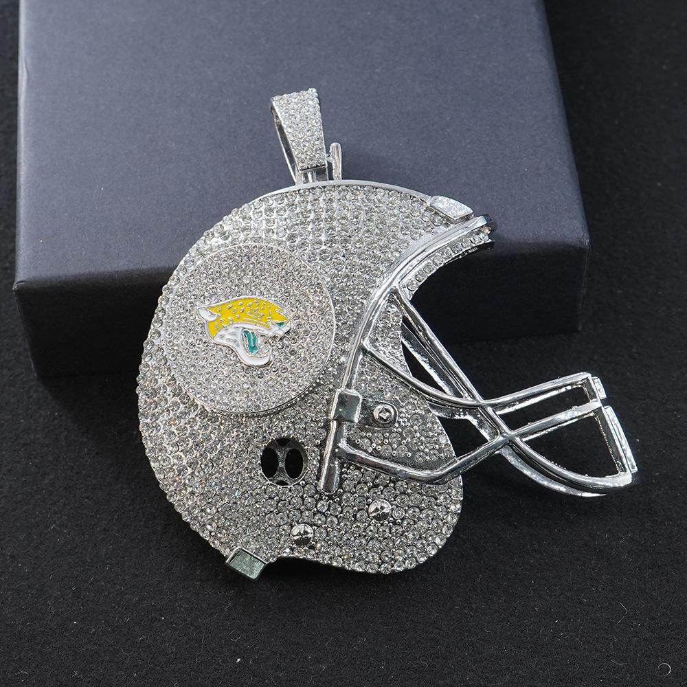 Jacksonville Jaguars Football Helmet Alloy Pendant