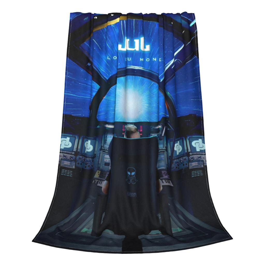 JuL C'est Pas Des Lols Fleece Throw Blankets French Rapper Blankets for Bed Travel Lightweight Bedroom Quilt