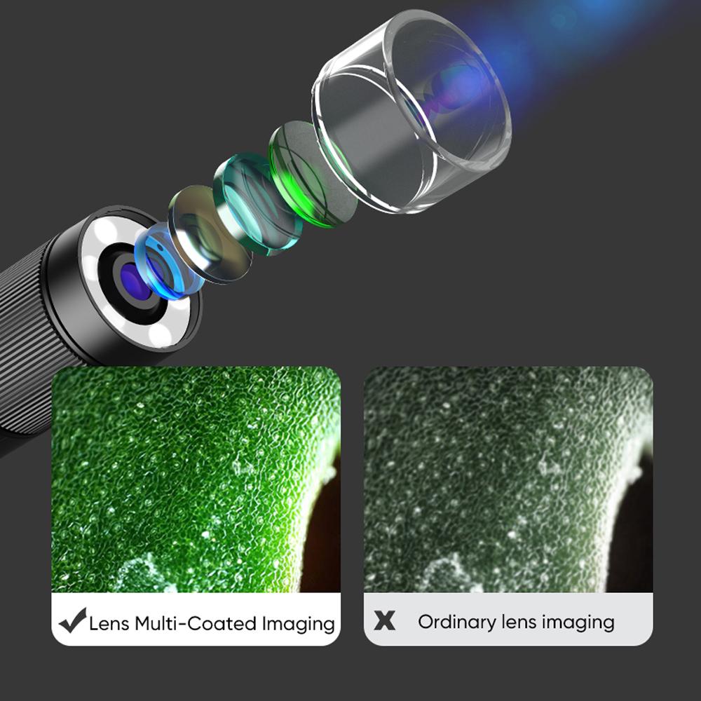 2 Megapixel Portable Handheld Digital Microscope 12-24X Magnification Indoor Outdoor Microscope