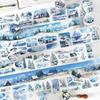 Office School Supplies Slow Season Series Washi Tape Ins Winter Snow Scene Hand Tent Diy Decoration Kawai Stationery Lovely