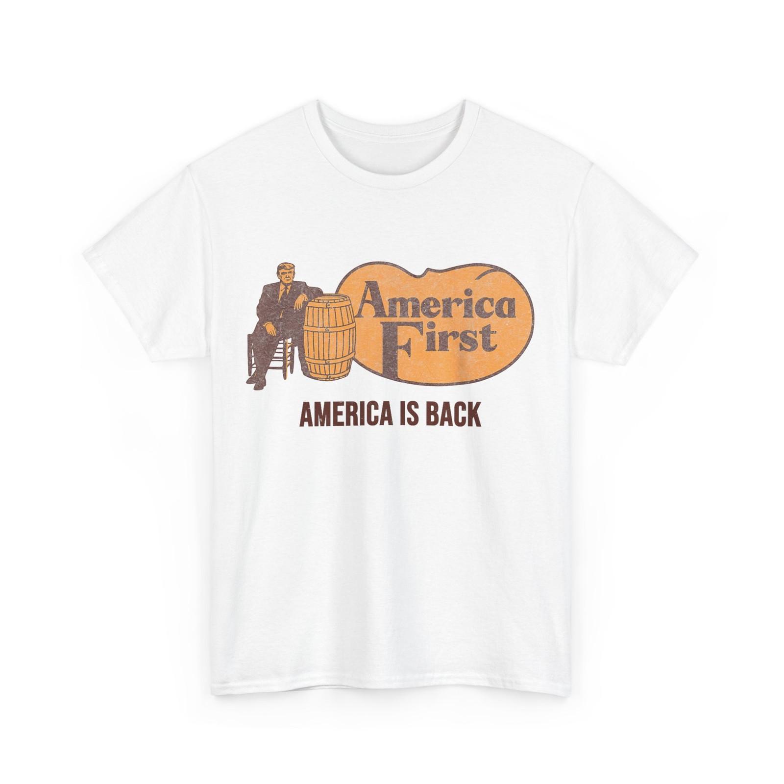 Back Cracker America First Barrel Unisex T-Shirt XXL