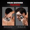 Beardo Silicone Body Scrubber Bath Brush for Men | Cleanses, Exfoliates & Removes Dead Skin | Super Soft Silicone Bristles | Lathers Well | Ergon