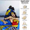 1ks Wonder Woman, Superhrdinská deka Polyesterové vlákno, Celoroční pohodlí na pohovku, Postel, Kancelář, Auto, Kempování Ideální domácí dekorace a dárek, Pohodlí v kanceláři