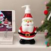 300ML Christmas Soap Dispenser Santa Snowman Penguin Pump Bottle Shampoo Lotion Refillable Container Bathroom Accessories