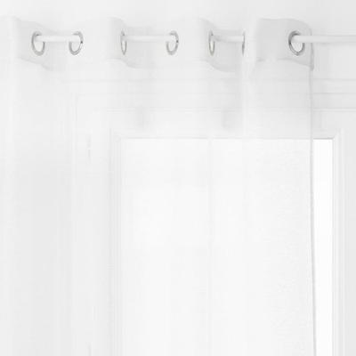 Voile "Moly" lichtdurchlässig 135 x 240 cm Atmosphera - Weiß