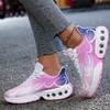 New Casual Sneakers Womens Lightweight Breathable Running Shoes Air Cushion Shock-absorb Fashion Sports Shoes Tennis Trainers