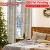 2D Flat Printing  2pcs Curated Shelf Pattern Chic Curtains Durable Polyester Curtains Decorations Ldeal for Living Room   Bedroom