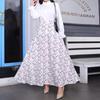 Spring new women's skirt digital printing pendulum dress