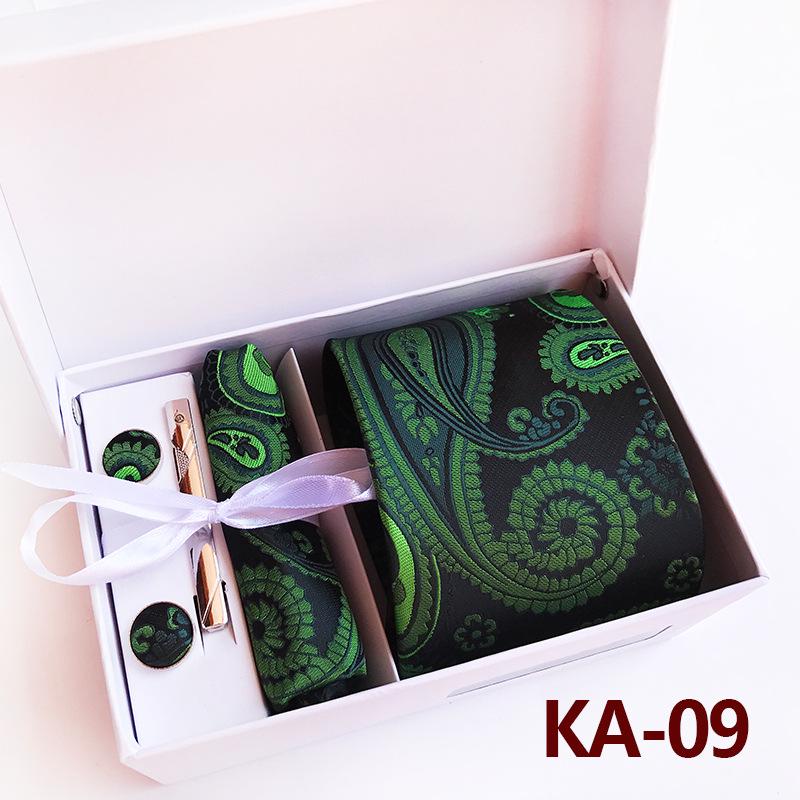 Polyester Business Executive Men'S Tie 6-Piece Gift Box Tie
