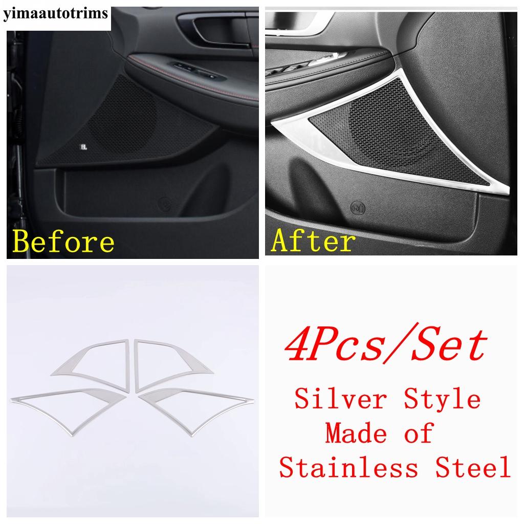 Water Cup Panel / Door Speaker / Window Lift / Central Control Strip Cover Trim Accessories For Hyundai Sonata DN8 -