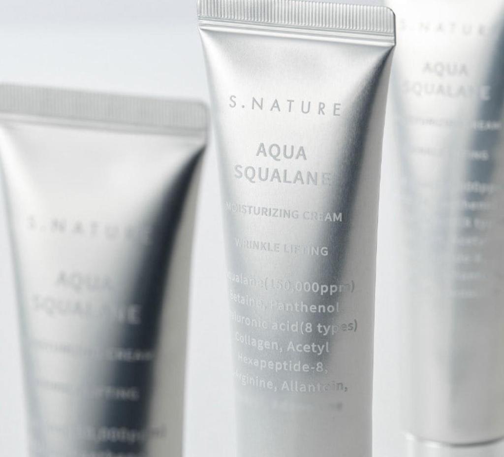 S.NATURE Aqua Squalane Moisture Cream Deep Hydration Nourishing 80ml Korean Skincare Daily Moisturizer