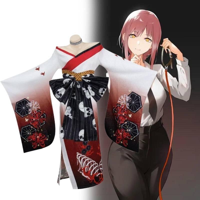 Charming Makima Power Cosplay Costume Traditional Japanese Style Soft And Comfortable