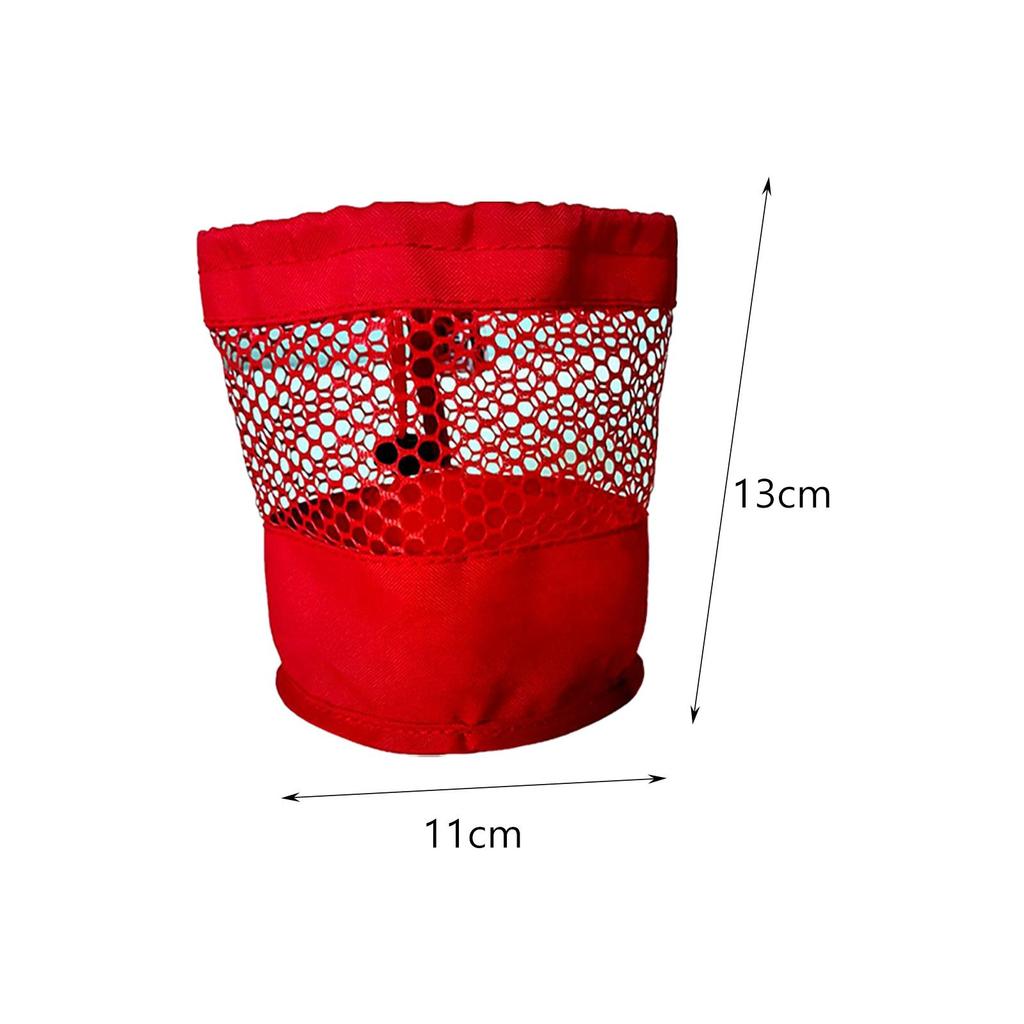 Golf Ball Bag Organizer Portable Holder Golf Ball Storage Bag Drawstring Mesh