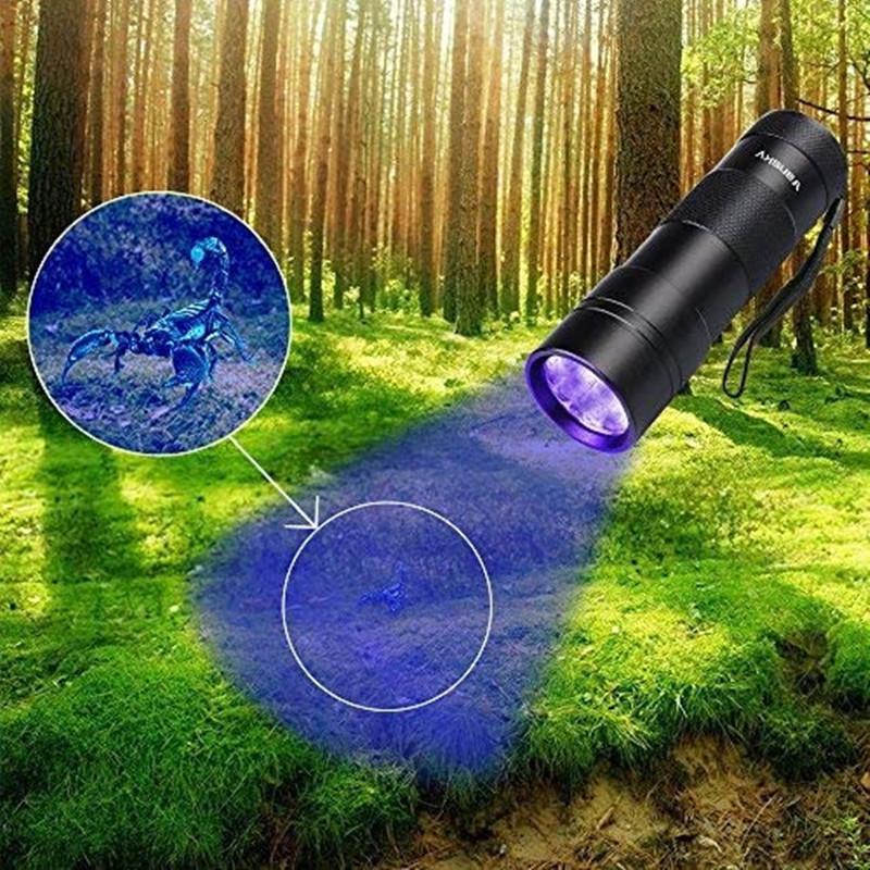 Portable  Black  Light  Flashlight Child Pet Urine Stain Detector Handheld Flashlight Detector
