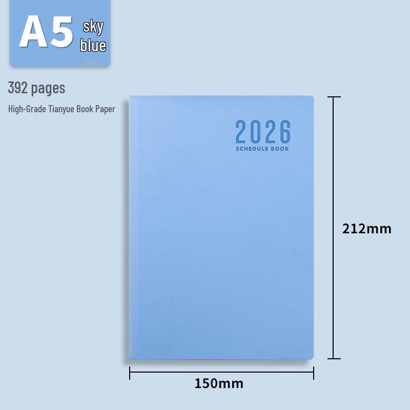 2026 Daily Planner & Business Notebook Set with Gift Box