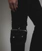 Bunteu Cargo Strap Pocket Pants (Black)