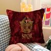 R-Roman S-SPQR Personalized Pillow Dust Cover Bedroom Kids Party Decoration Pillowcase Birthday Children Gift