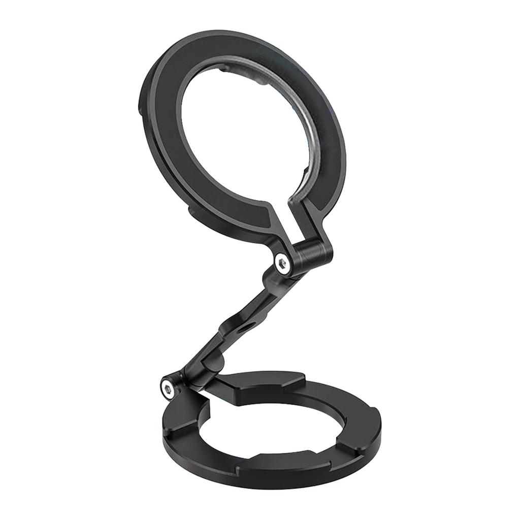 Dual Magnetic Phone Stand with 1 4  Screw Hole Foldable Portable Smartphone Holder