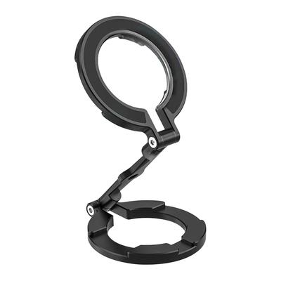 Doppelter magnetischer Telefonständer mit 1/4 Schraubloch Faltbarer tragbarer Smartphone-Halter