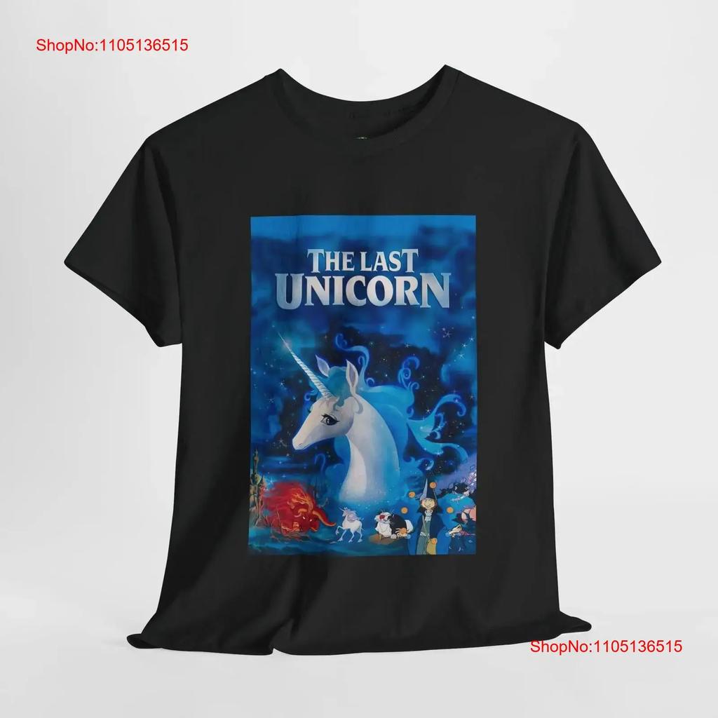 Movie Poster T Shirt The Last Unicorn Vintage Fantasy Anime Adult Vintage Washed Fashion Stretched Stylish Slightly Comfortable