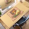 Anime Mouse Pad Pokemon Flareon Office Laptop Game Keyboard Computer Non-slip Desk Mats Gaming Locking Edge Extended Rubber Pads
