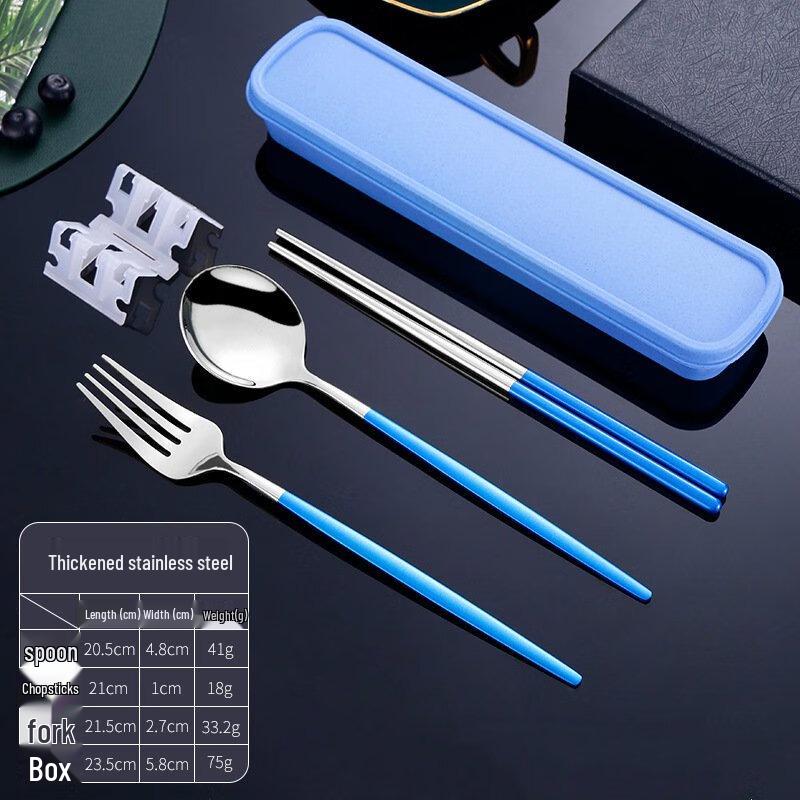 ZISIZ Stainless Steel Portable Cutlery Set