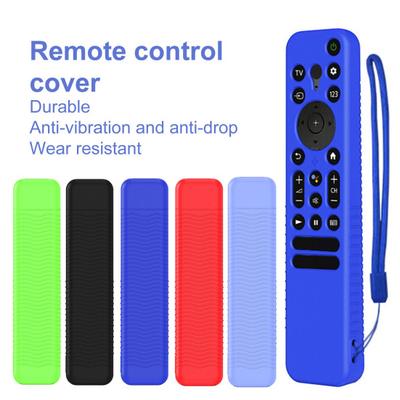Housse de télécommande Couverture intégrale Antichoc Résistante à l'usure avec dragonne Étui de protection en silicone pour télécommande Sony RMF-TX800U/C/P/T/900U Voice