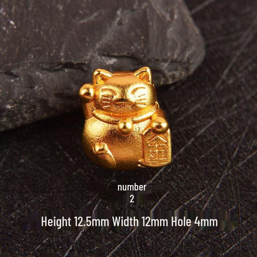 Year of the Horse Wealth Pendant: Lucky Horse & Cat Beads DIY Kit for Bracelets & Necklaces