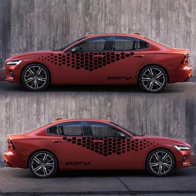 Buy Car Stickers Sports Style Side Door Body Modified Decals With