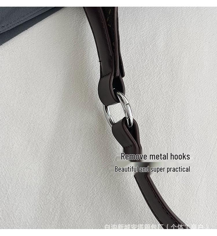 Trendy High-End Women's Niche Fashion Shoulder Crossbody Bag with Versatile Print Letter Design