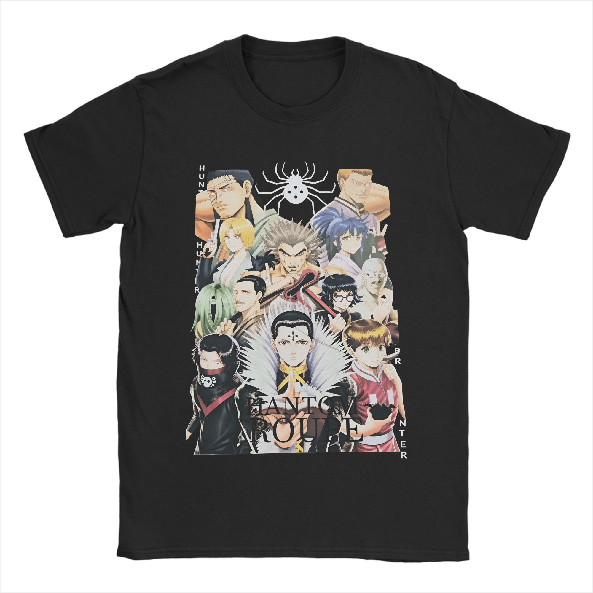 

Feitan Blacklist Entry Phantom Troupe T Shirt Couple Vintage 100 Cotton TShirts Summer Round Neck Harajuku Tees Print Clothes 4XL