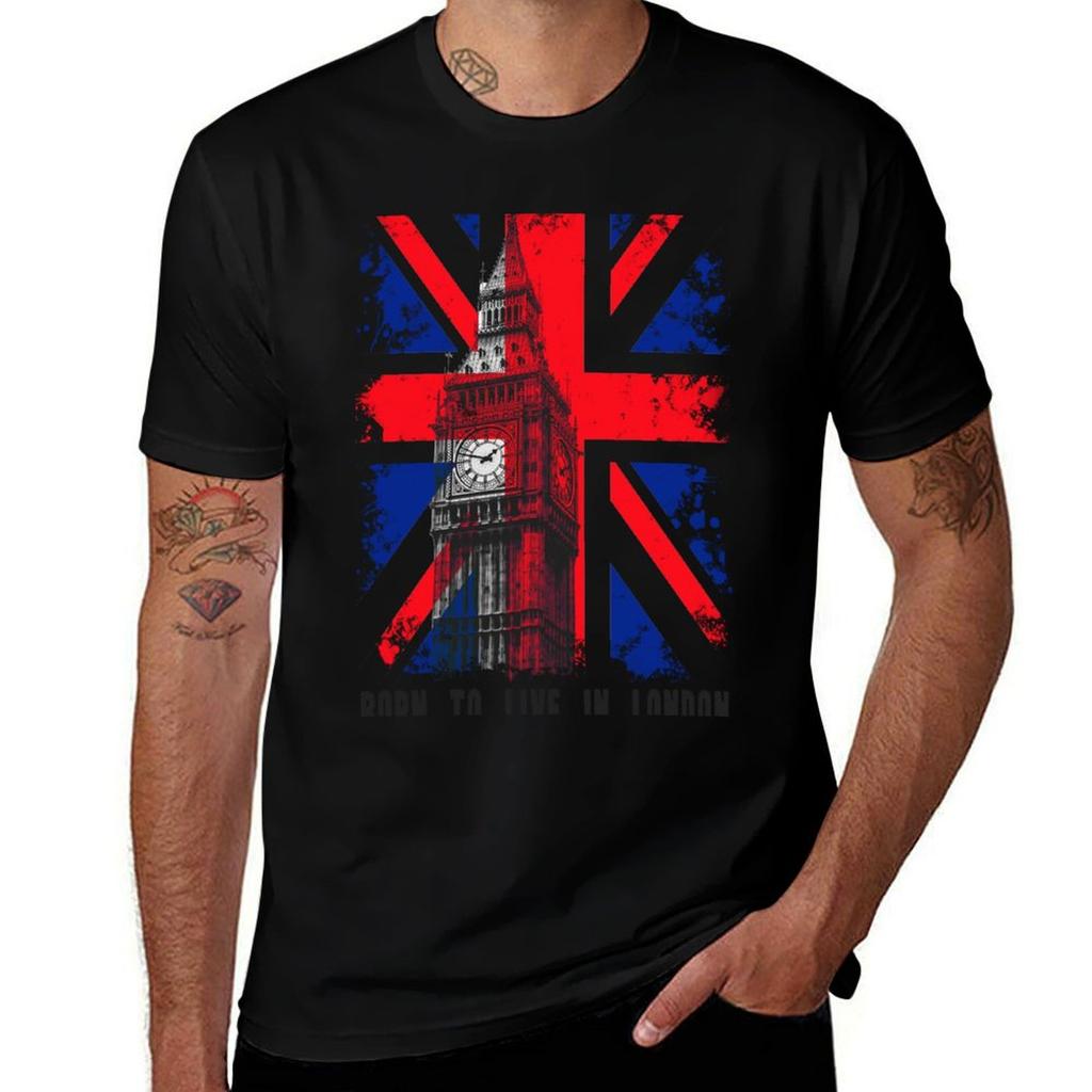 Born To Live In London Tshirt Breathable Lightweight Summer Top