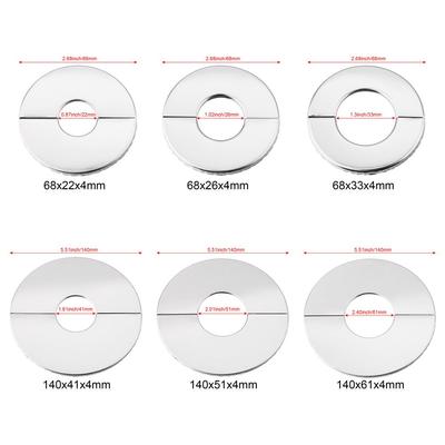 New Flange Cover Stainless Steel Chrome Faucet Decor Faucet Decorative Cover Faucet Accessories Pipe Wall Covers