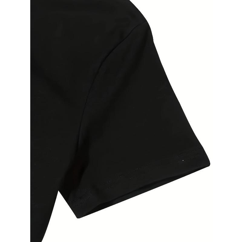 Bingo Night Graphic Print Women Casual Round Neck Short Sleeve All-Season Tee