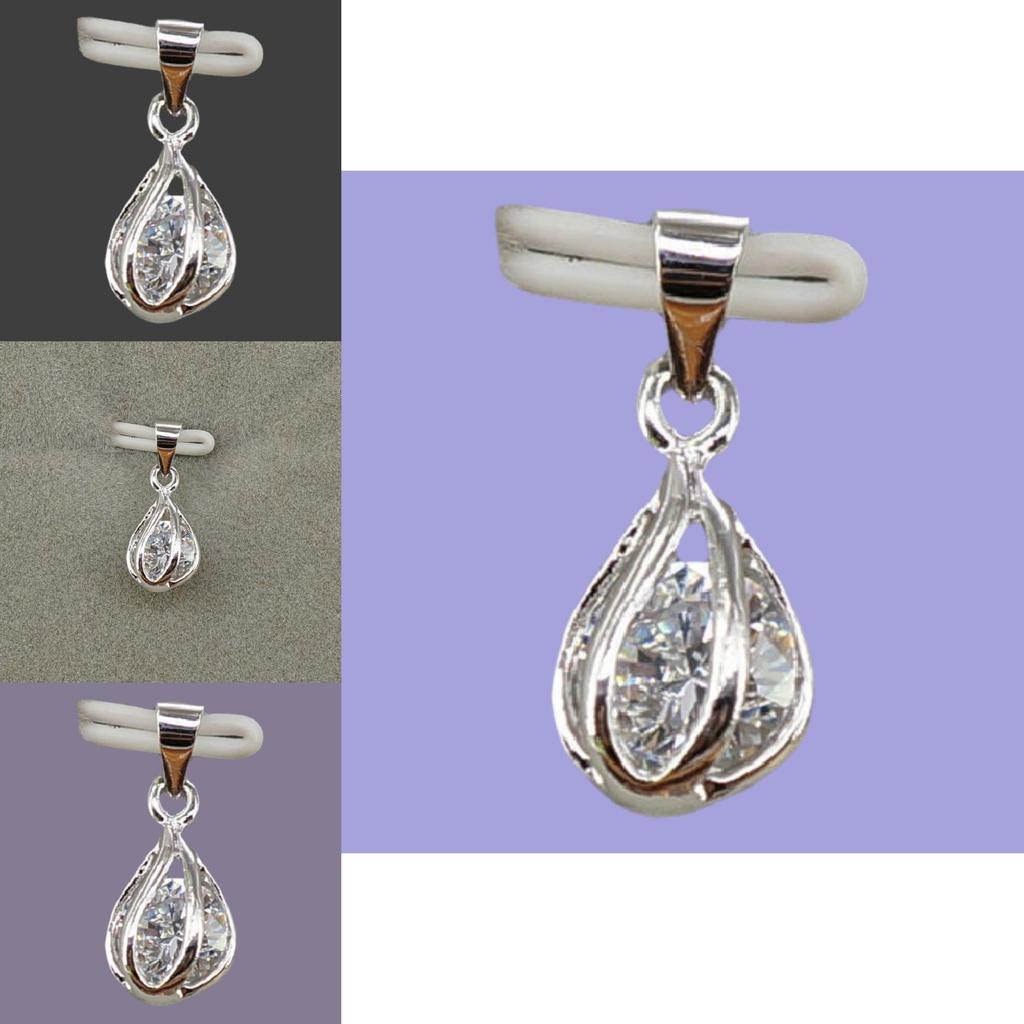 Exquisite Zircon Necklace Super Sparkling Inlaid Simple Collarbone Chain Jewelry Pendant Female Korean Light Luxury Niche High-end