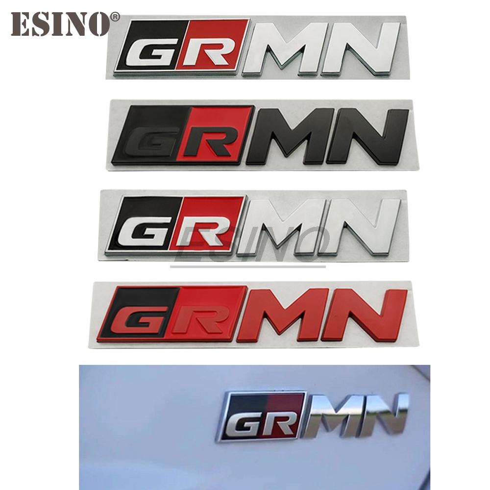 gjcr7 Car Styling Gazoo Racing GR GR MN 3D Car Zinc Alloy Badge Adhensive Metal Emblem Decal for Toyota Supra AE86 GT86