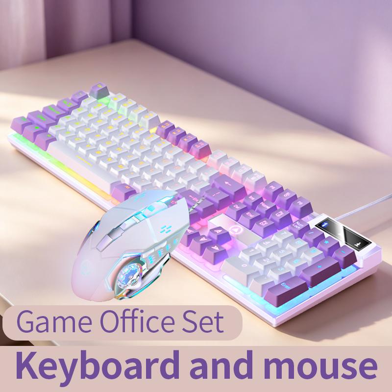 Single Keyboard and Keyboard Mouse uminous Keyboard Mouse Wired Gaming Mouse Keyboard Set