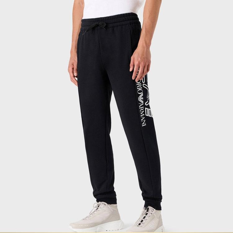 EMPORIO ARMANI EA7 FW23 Knitted Sweatpants Men's Black 6RPP90-PJSHZ-1200