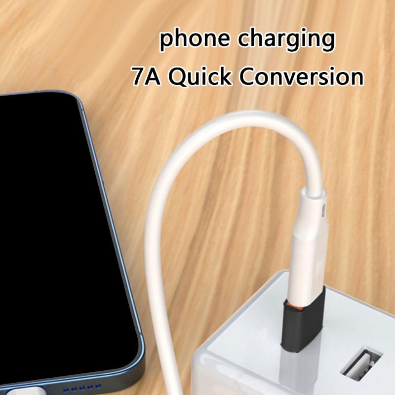 Kompaktowe Metalowe Konwertery USB Typu C Żeński na USB Męski 6 A Szybkie Ładowanie Obsługa Niezawodna Synchronizacja Danych Przenośna Konstrukcja