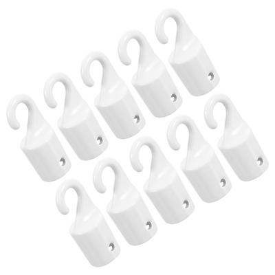 10Pcs Stylish Blind Wand Hooks Metal Replacement Window Blind Stick Tilt Rod Hooks Wand Hook for Blinds