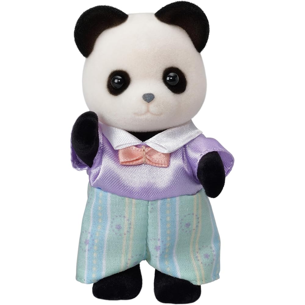 Sylvanian Families Panda Family Doll Set for Dollhouse Ages 3 and Up