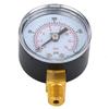 Mechanical Pressure Gauge 18inch BSPT Bottom Connection for Air Oil Water (0200psi 014bar)