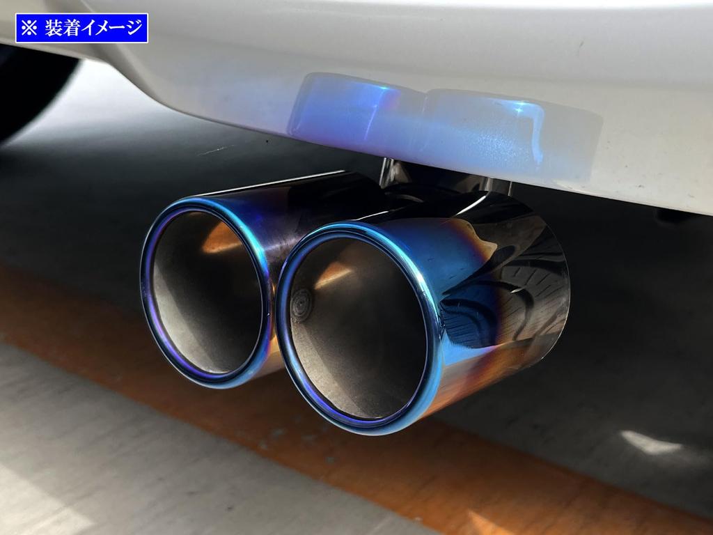 BRIGHTZ Stainless Steel Dual Exhaust Muffler for Custom JOY Cutter, Blue, N-BOX JF5/JF6 (F5, F6, 5, 6) N-BOX (MUF-CUT-005)