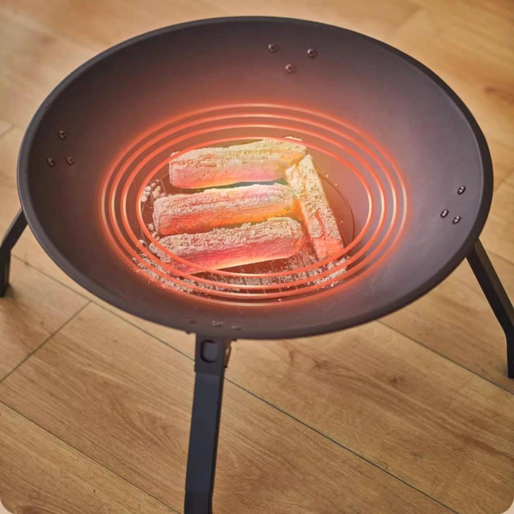 Charcoal Grill Wood Burning Firepit with Carry Bag BBQ for Outdoor Barbecue