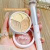 Foundationpalett Krämbas Concealer 3 Färger Täckning Aknefläckar Mörka Ringar Ansikte Återfuktande Smink Kosmetika, 1 Styck